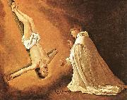 ZURBARAN  Francisco de The Apparition of Apostle St Peter to St Peter of Nolasco oil painting